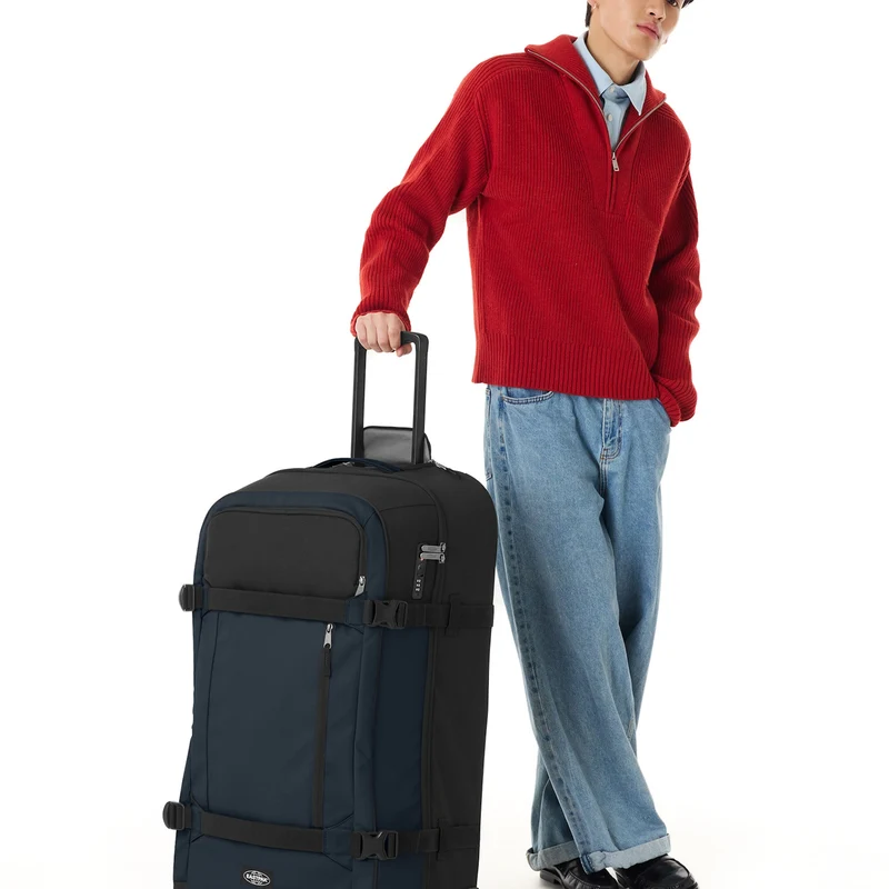 Eastpak Transit'r Pro - Bolsa de viaje con ruedas L 81 cm (navy pro coated)