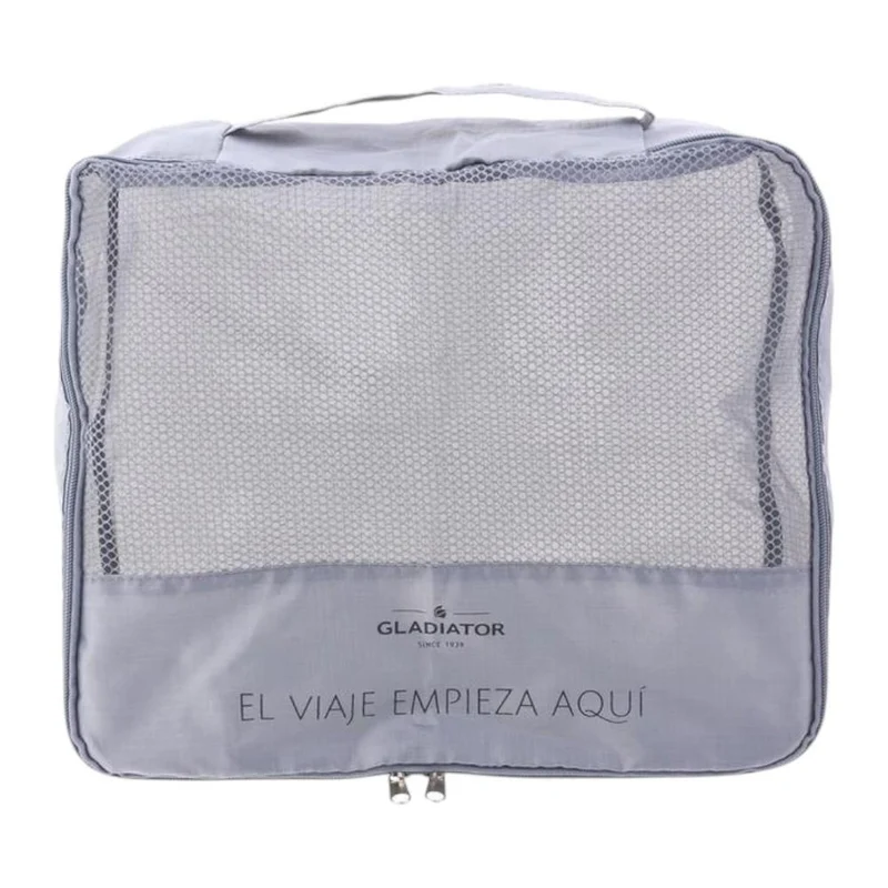 Set 6 Organizadores Maleta Gris Viaje