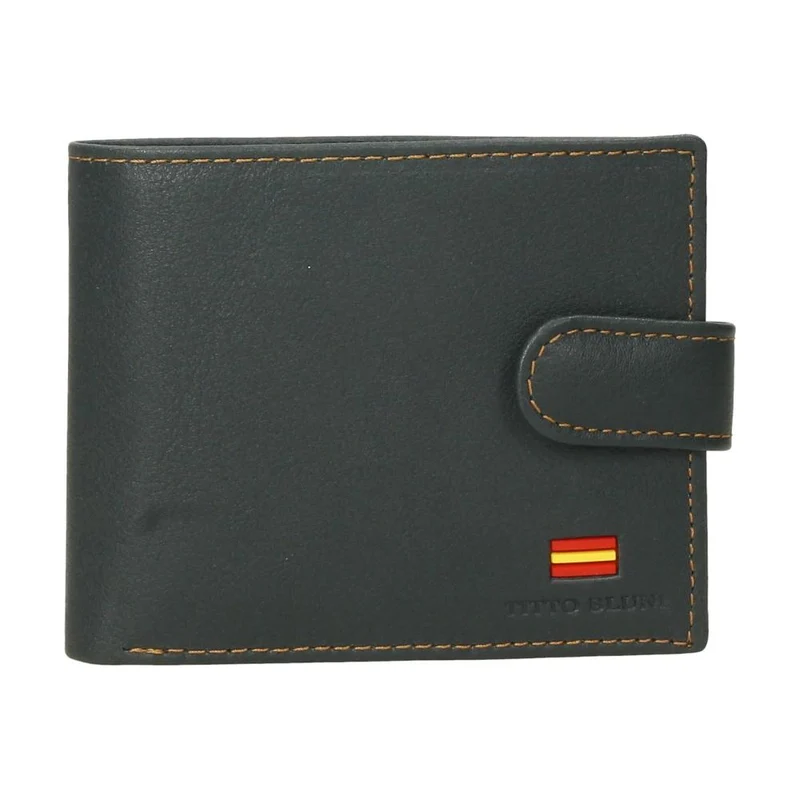Billetero De Piel Casual Titto Bluni