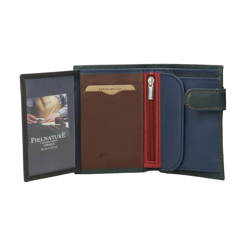 Cartera Casual De Piel Para Hombre Titto Bluni