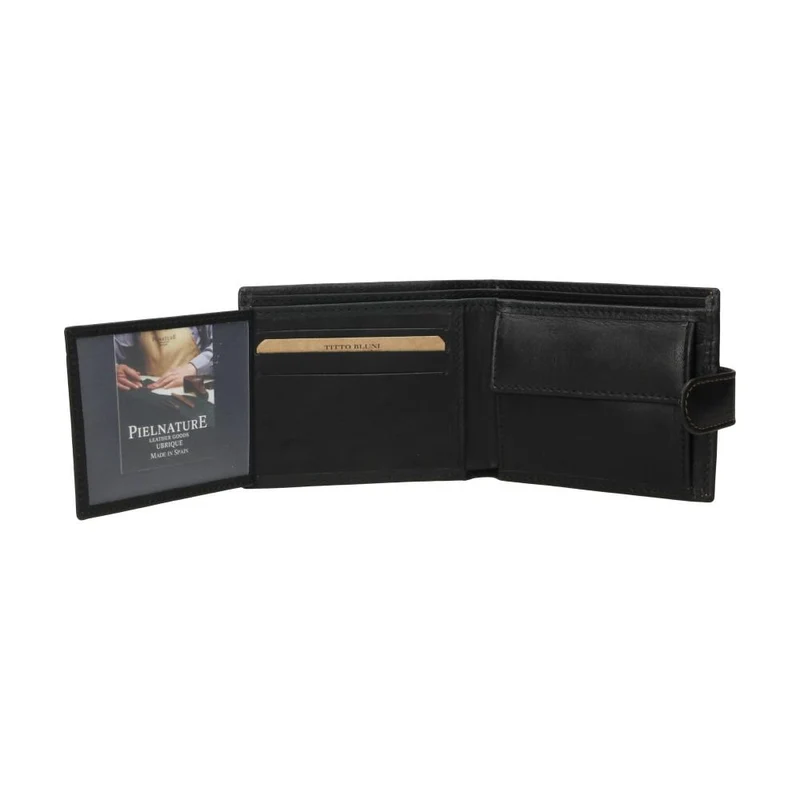 Cartera De Piel Nature Titto Bluni
