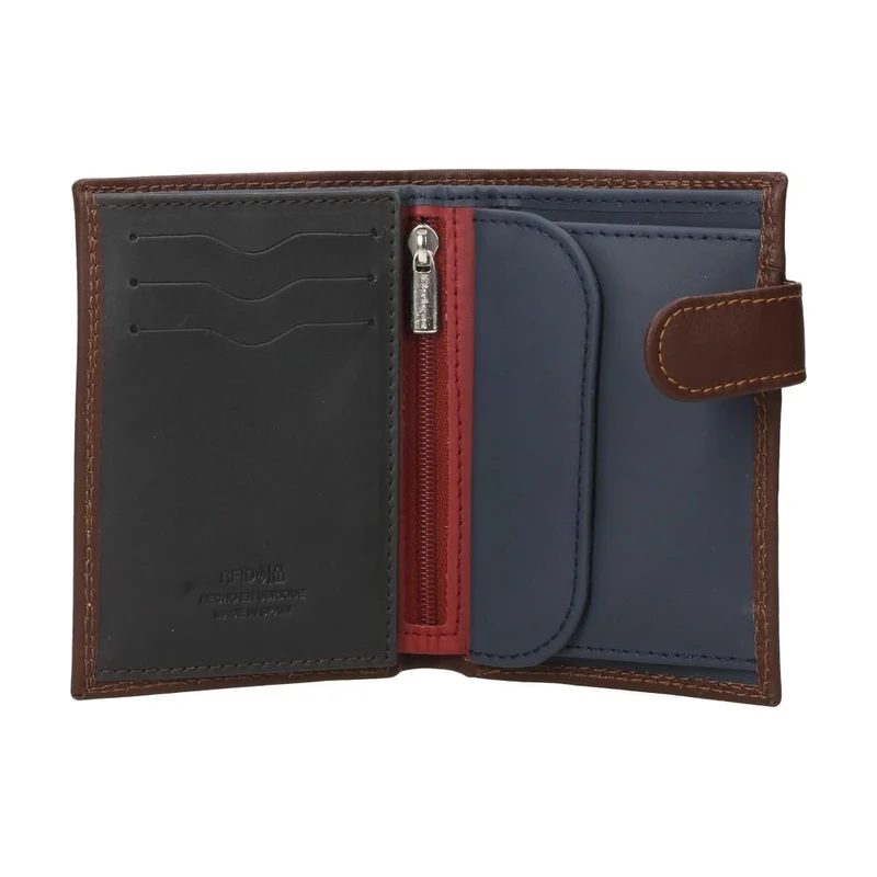 Cartera Casual De Piel Para Hombre Titto Bluni