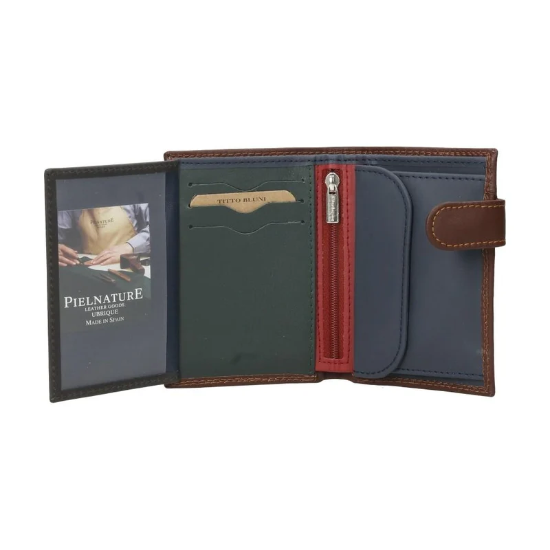 Cartera Casual De Piel Para Hombre Titto Bluni
