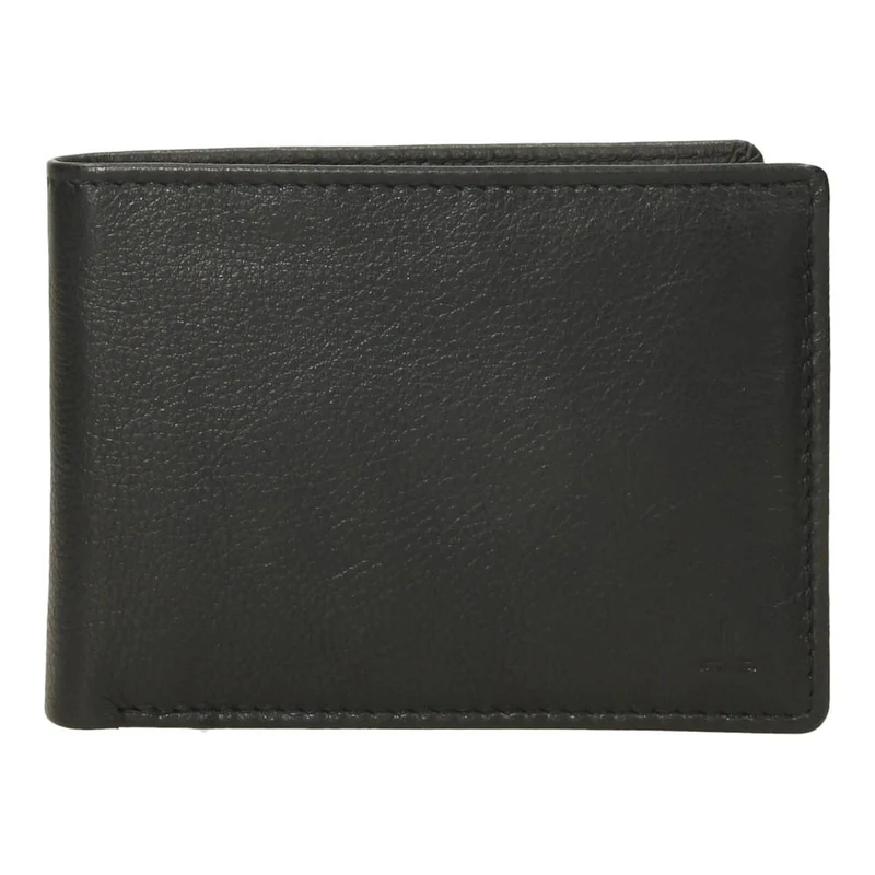 Cartera de Piel Guardia Civil RFID con Placa Oculta Negra