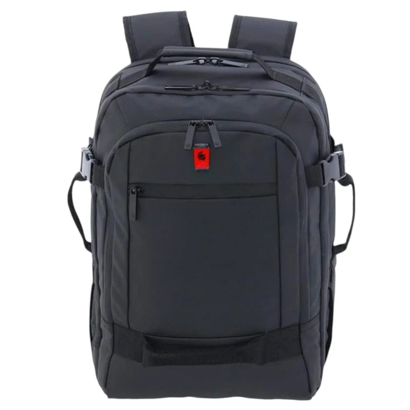 Mochila Bajo Asiento Gladiator Artic Negra 40x30x20 para Vueling