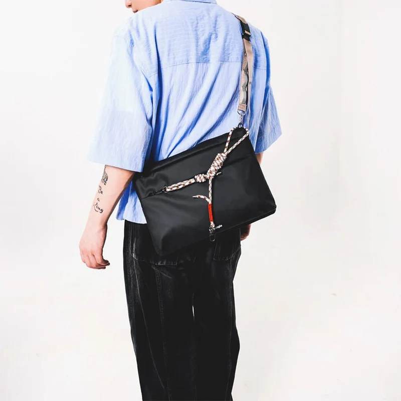 Flat Sacoche Large Black Dry