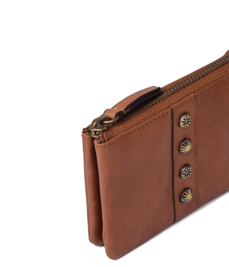 Billetera-monedero pequeño de piel THB Shell