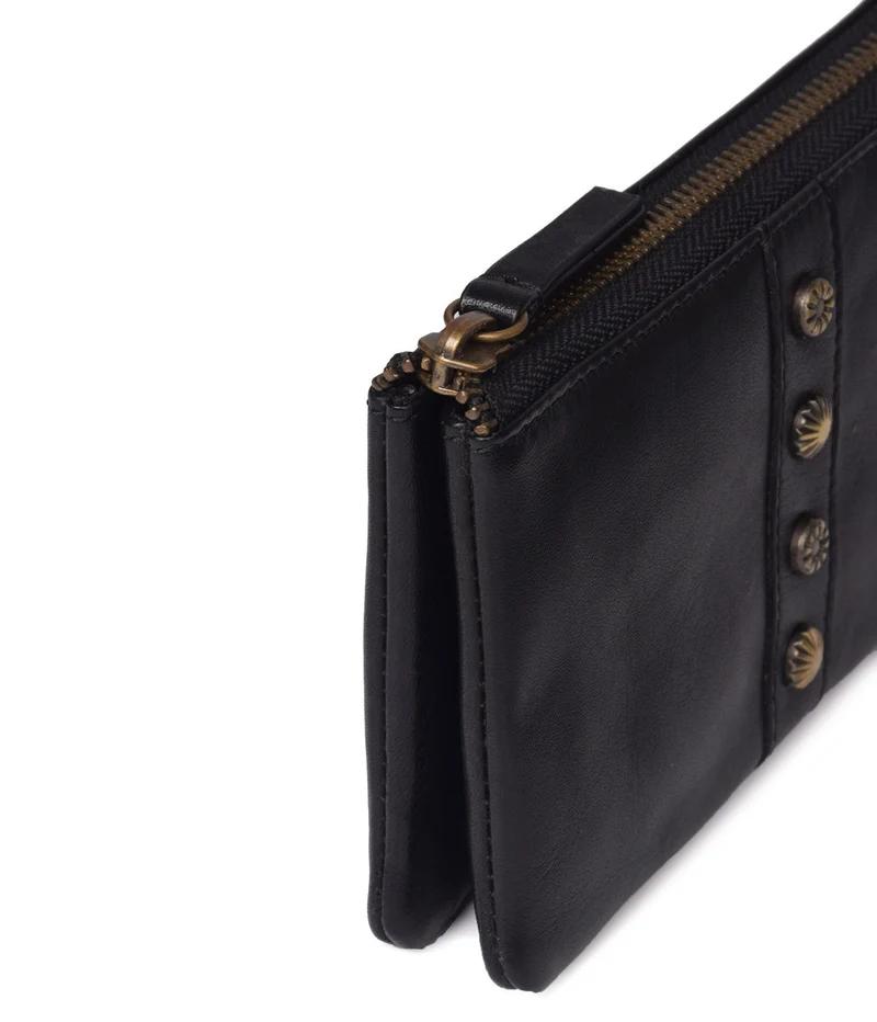 Billetera-monedero pequeño de piel THB Shell