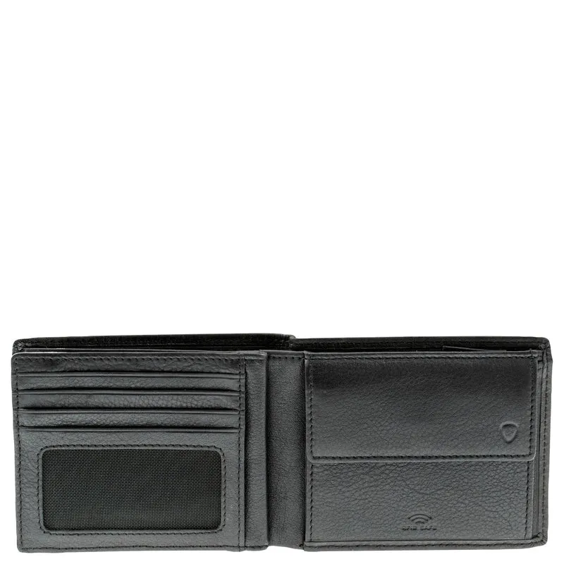 Strellson Harrison - Cartera BillFold 8cc 12 cm (black)