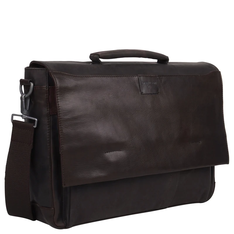 Strellson Brick Lane Jim - Bolso mensajero L 40 cm (dark brown)