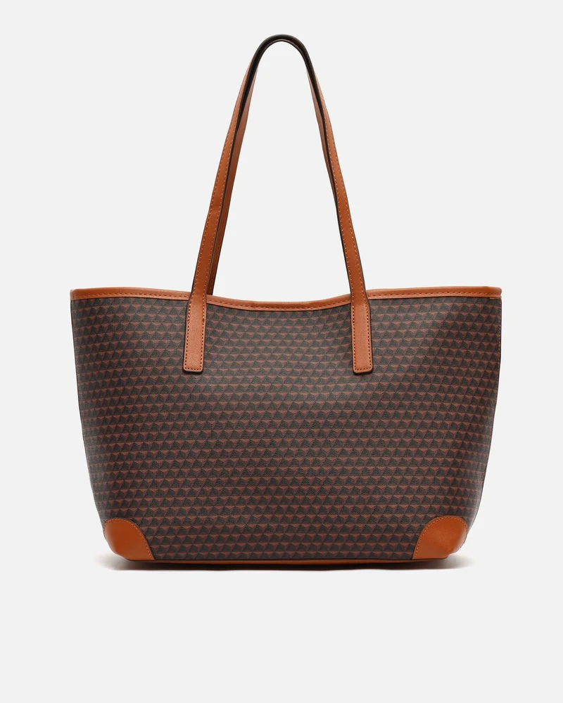 Metri bolso shopper grande estampado con bolsa interior extraíble ED.