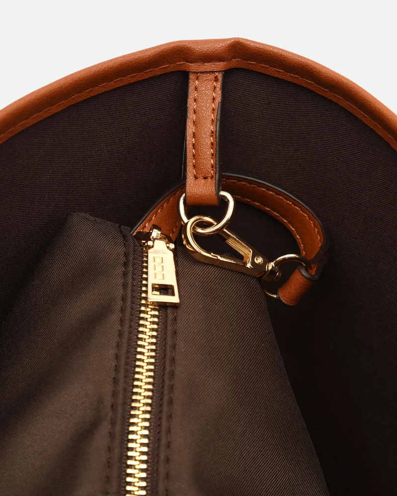 Metri bolso shopper grande estampado con bolsa interior extraíble ED.