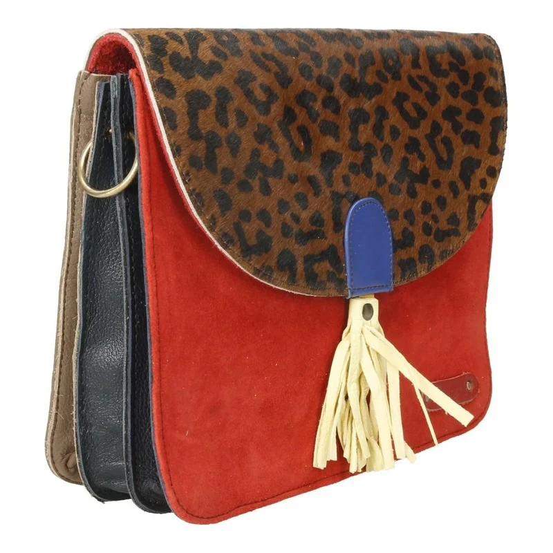 Bolso Bandolera De Piel Olivia Soruka