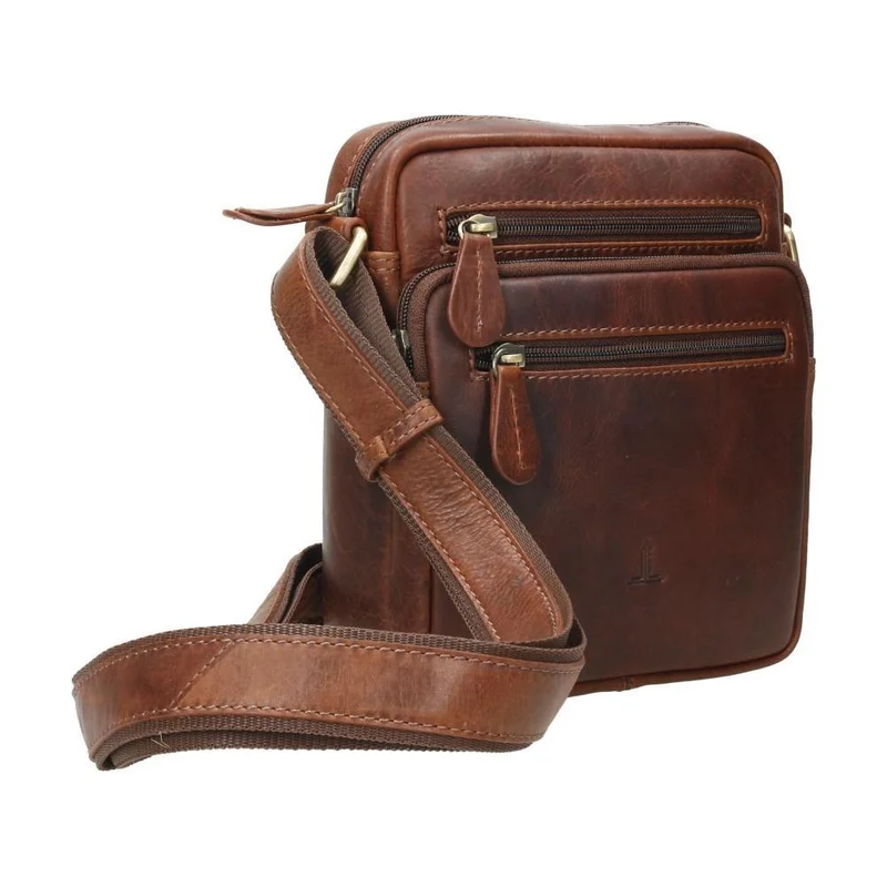 Bolso De Hombre De Piel Engrasada J.L