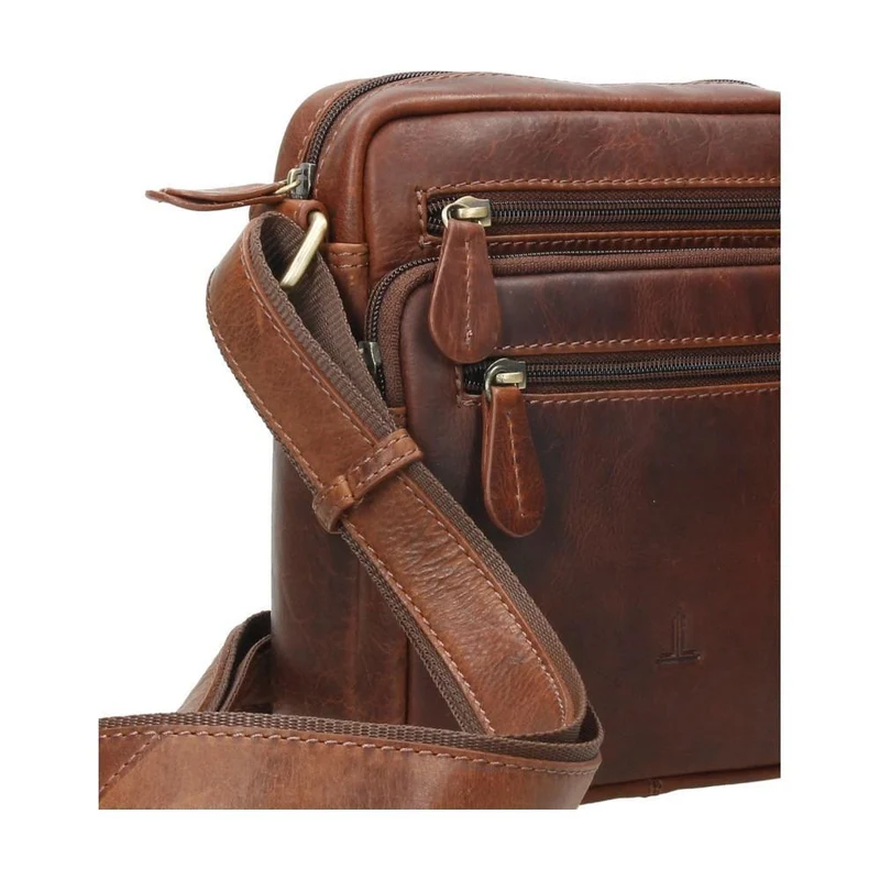 Bolso De Hombre De Piel Engrasada J.L