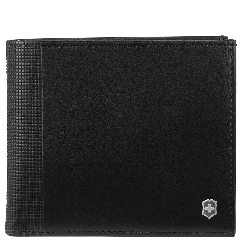 Victorinox Altius Alox Deluxe Bi-Fold - Cartera 5cc 11 cm RFID (black)
