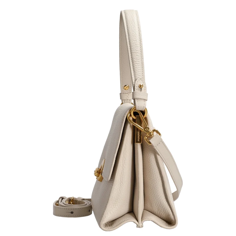 Coccinelle Binxie - Bolso de hombro 23 cm (lambskin white)