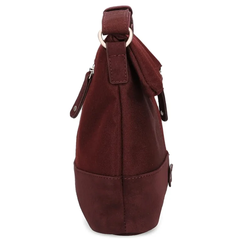 zwei Olli OT6 - Bolso de hombro 20/29 cm (bordeaux)