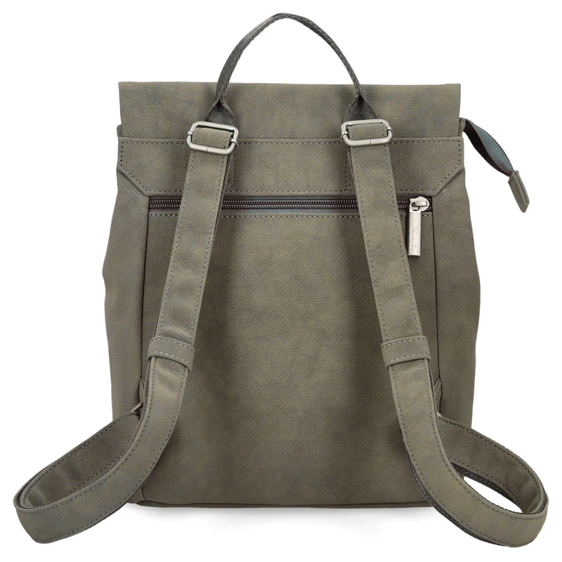 zwei Mademoiselle MR8 - Mochila 29 cm (nubuk-mud)