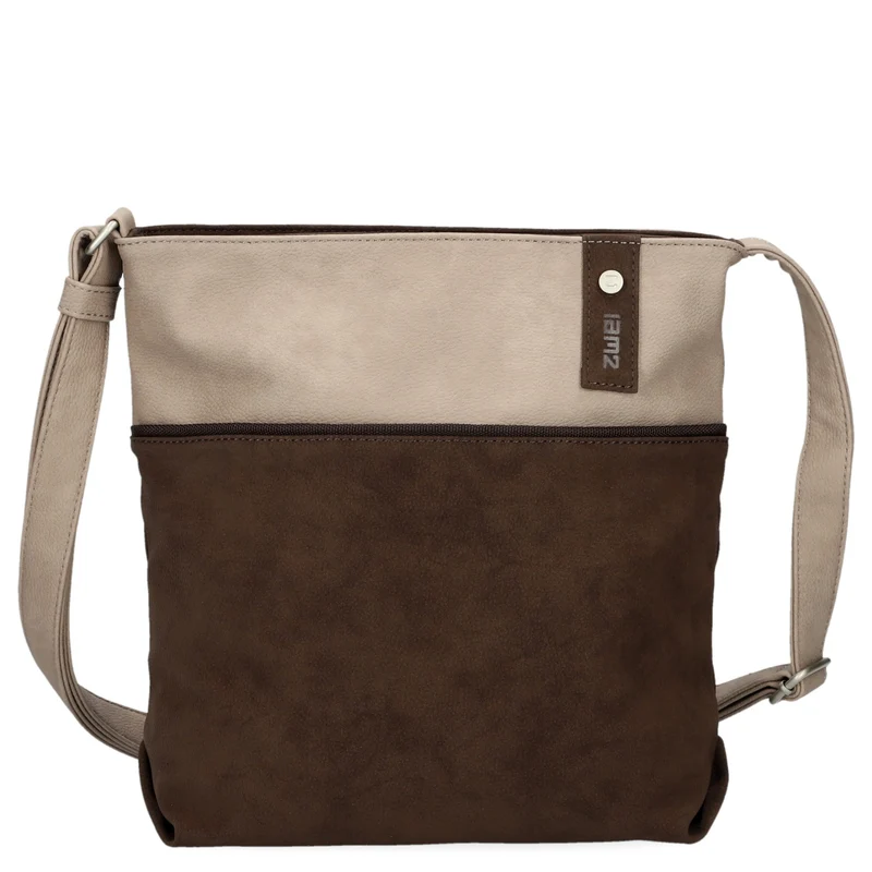 zwei Jana J10 - Bolso de hombro 29 cm (nubuk-espresso)