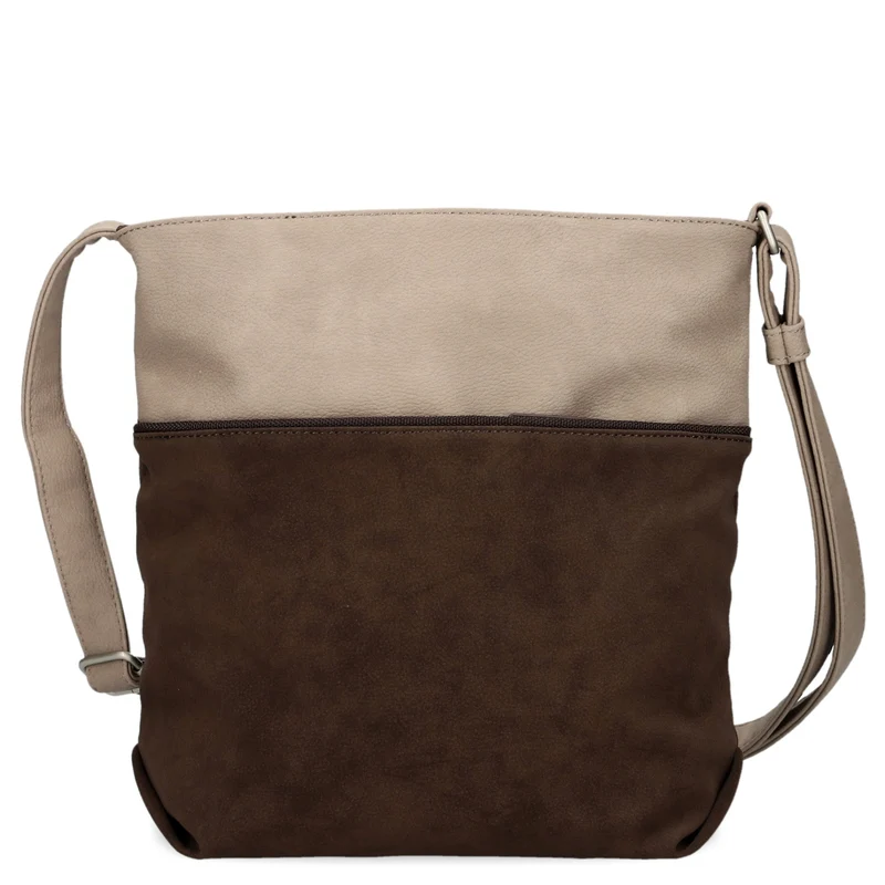 zwei Jana J10 - Bolso de hombro 29 cm (nubuk-espresso)