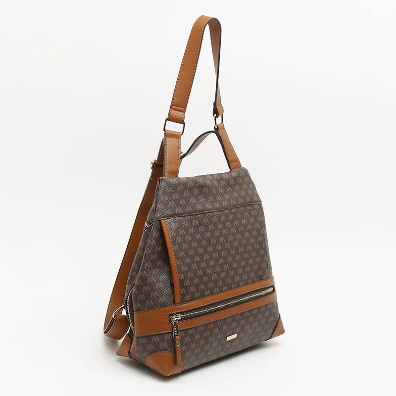 Monogram mochila antirrobo con estampado monograma