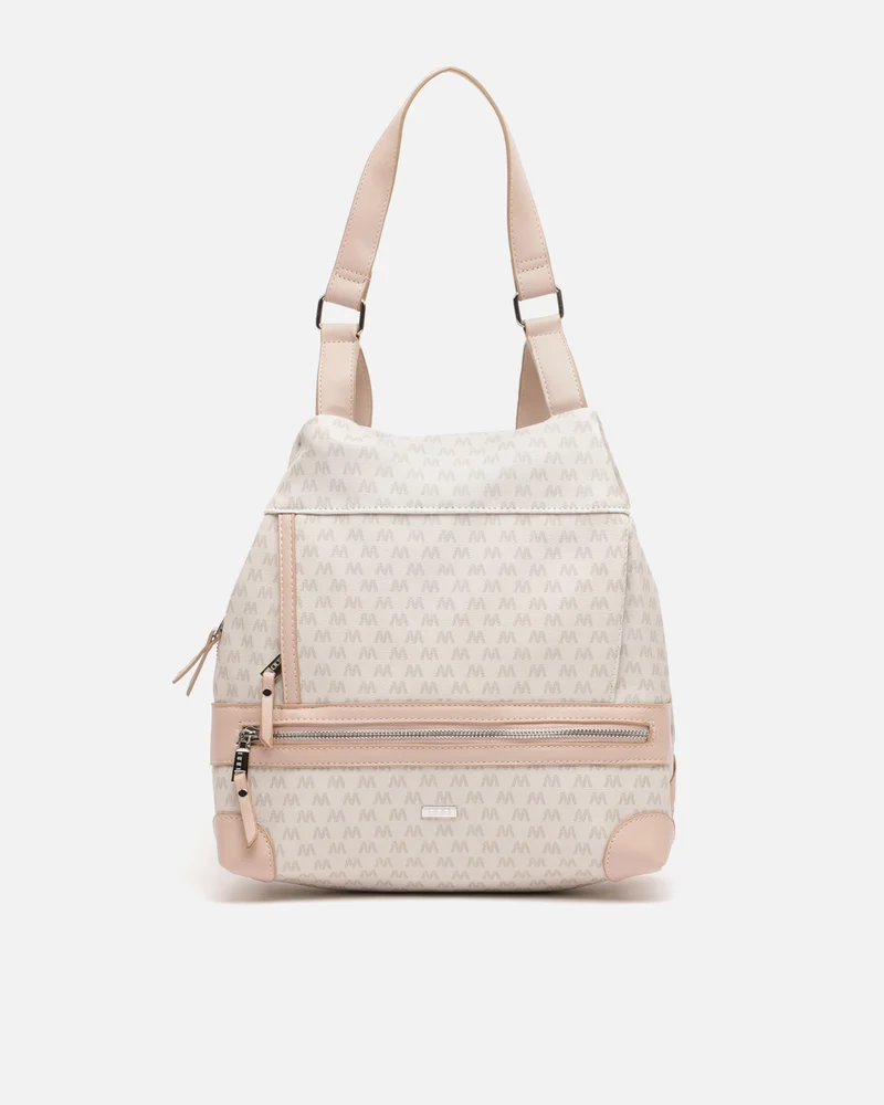 Monogram mochila antirrobo con estampado monograma