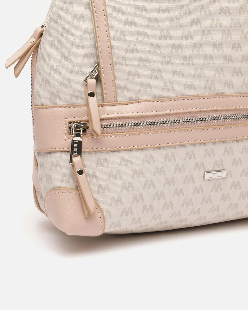 Monogram mochila antirrobo con estampado monograma