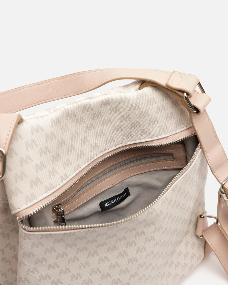 Monogram mochila antirrobo con estampado monograma