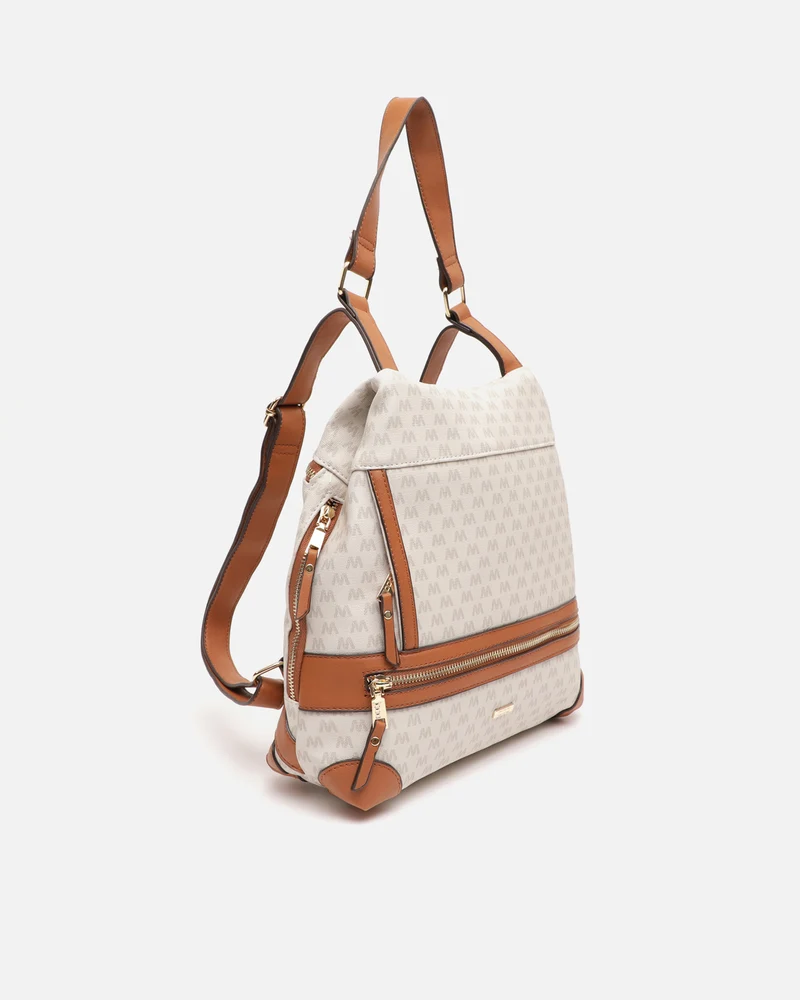 Monogram mochila antirrobo con estampado monograma