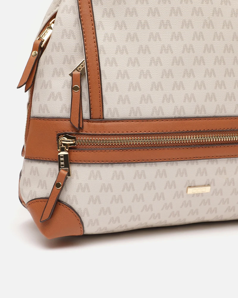 Monogram mochila antirrobo con estampado monograma