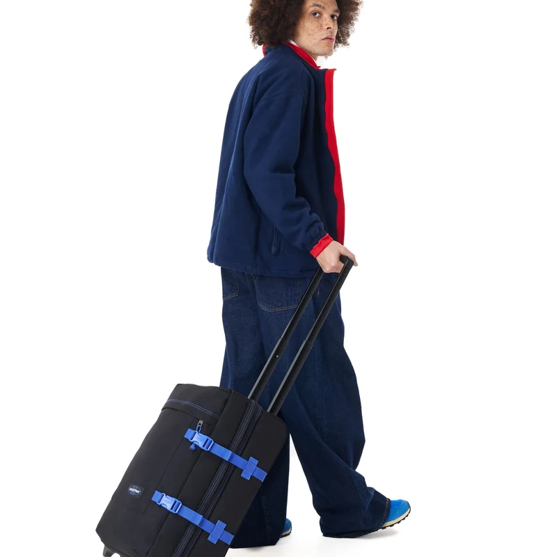 Eastpak Tranverz S 42 - Bolsa de viaje con ruedas 51 cm (black blue)