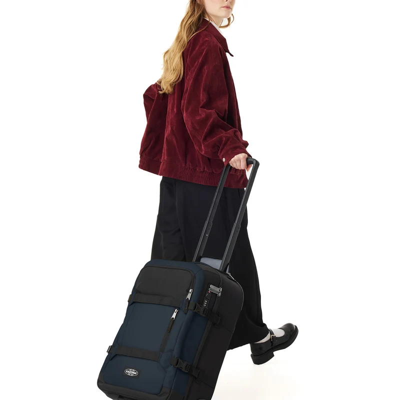 Eastpak Transit'r Pro - Bolsa de viaje con ruedas S 55 cm (navy pro coated)
