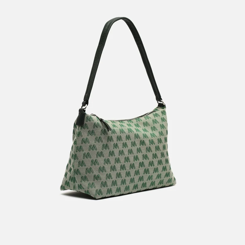 Mongra bolso de hombro con estampado monogram ED.