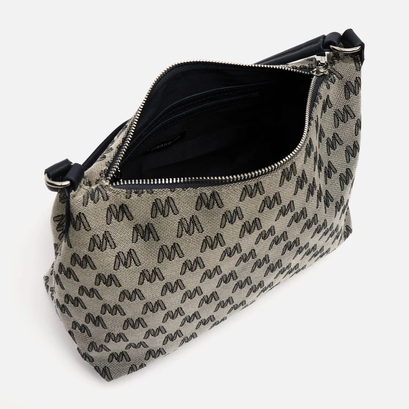 Mongra bolso de hombro con estampado monogram ED.