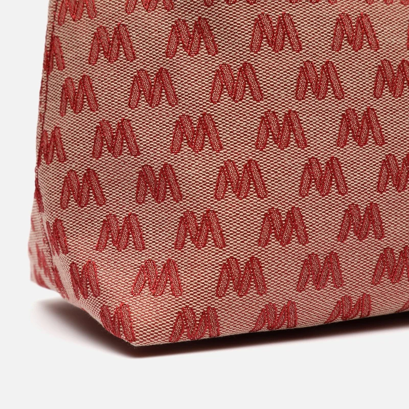 Mongra bolso de hombro con estampado monogram ED.
