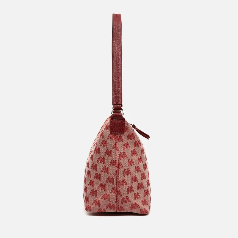 Mongra bolso de hombro con estampado monogram ED.