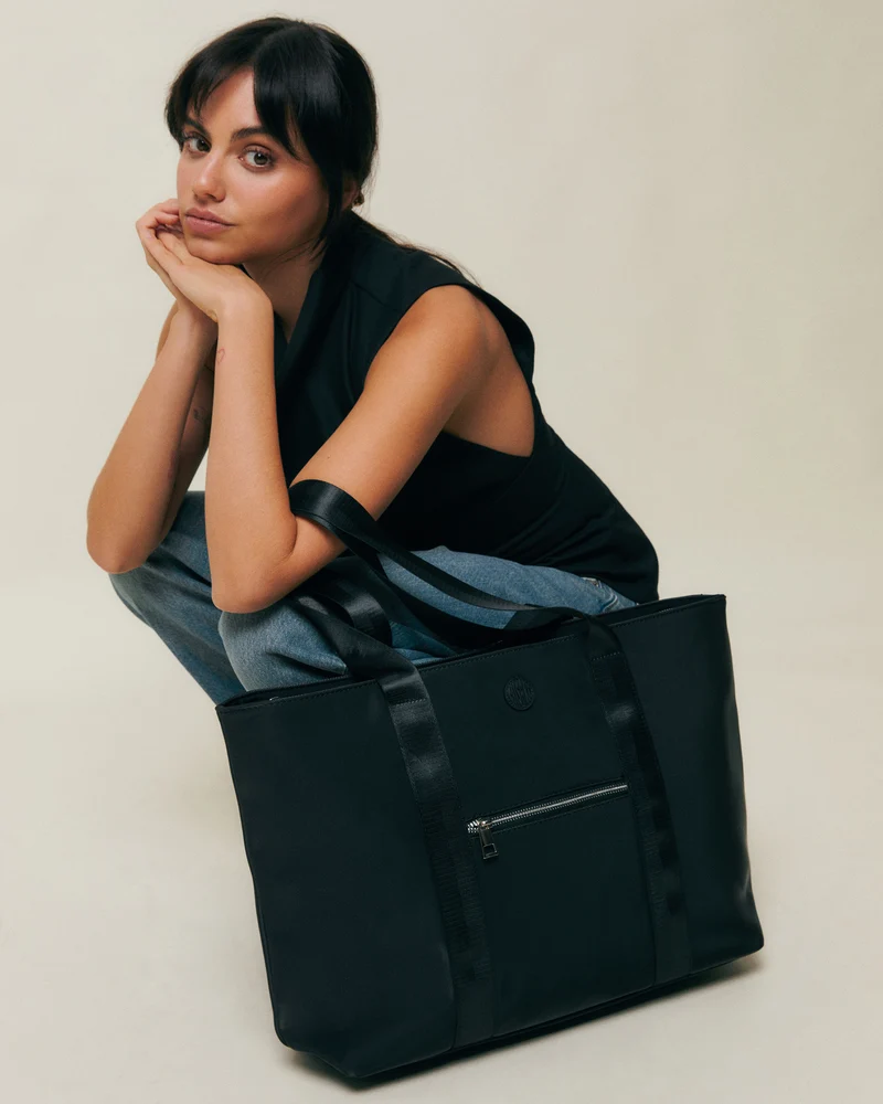 Austeru bolso shopper grande en nylon con bolsillo para tablet