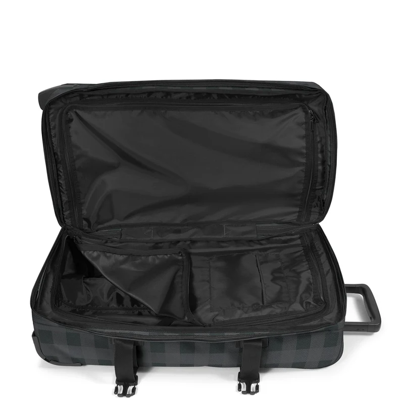Eastpak Tranverz M 78 - Bolsa de viaje con ruedas 67 cm (checker grey)