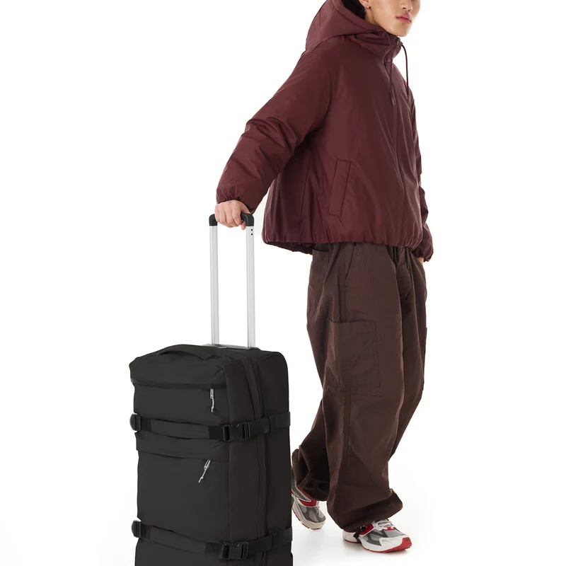 Eastpak Transit'r Plus - Bolsa de viaje con ruedas M 67 cm (tarp black)