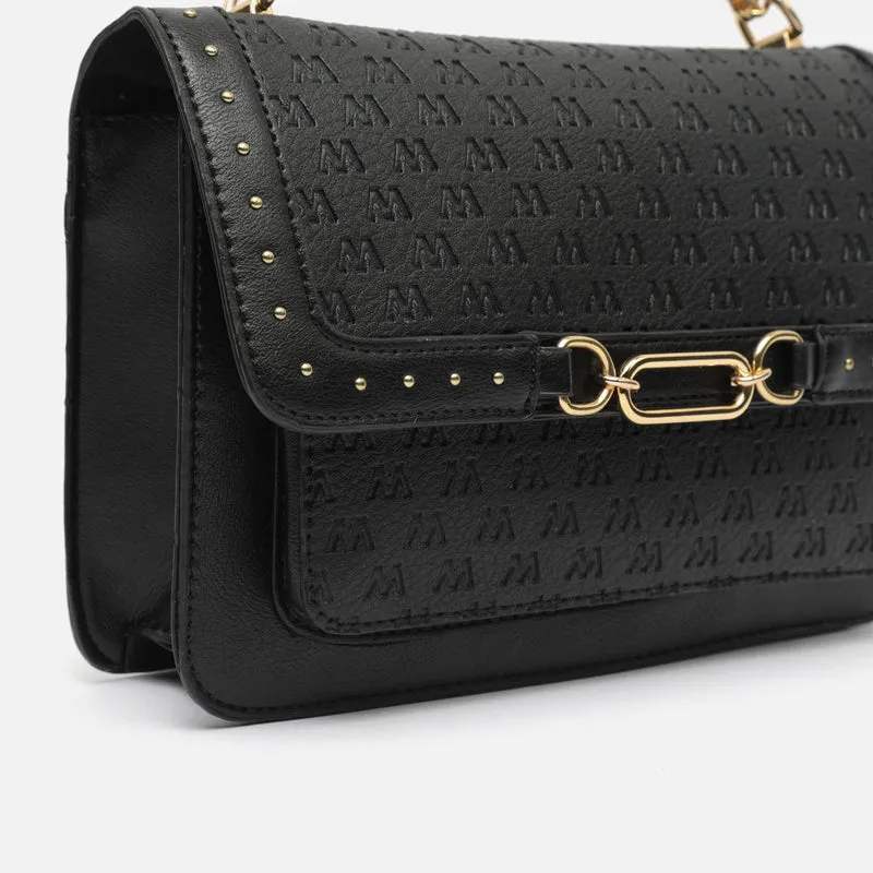 Clasti bolso bandolera con correa y estampado monogram
