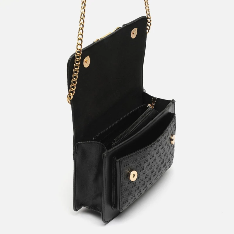 Clasti bolso bandolera con correa y estampado monogram