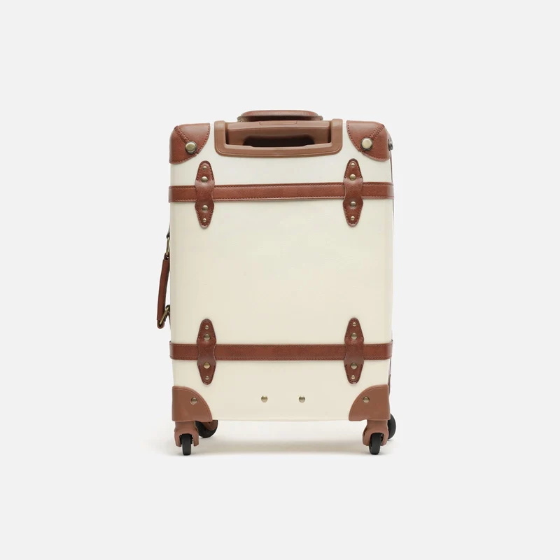 Vintage maleta pequeña rígida