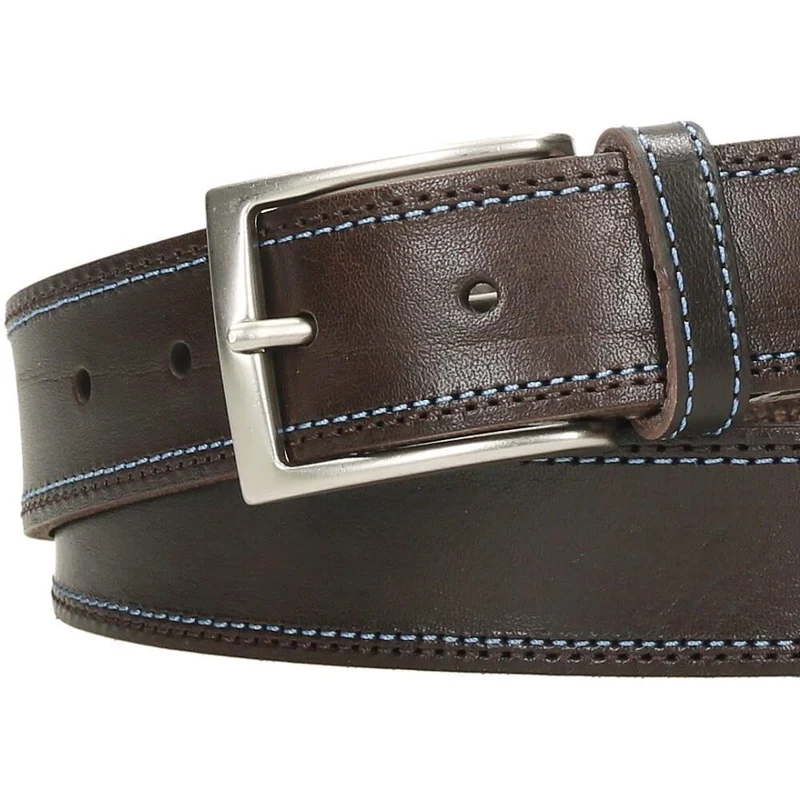 Cinturón de Piel Hombre Marrón Fabricado en España 35 mm
