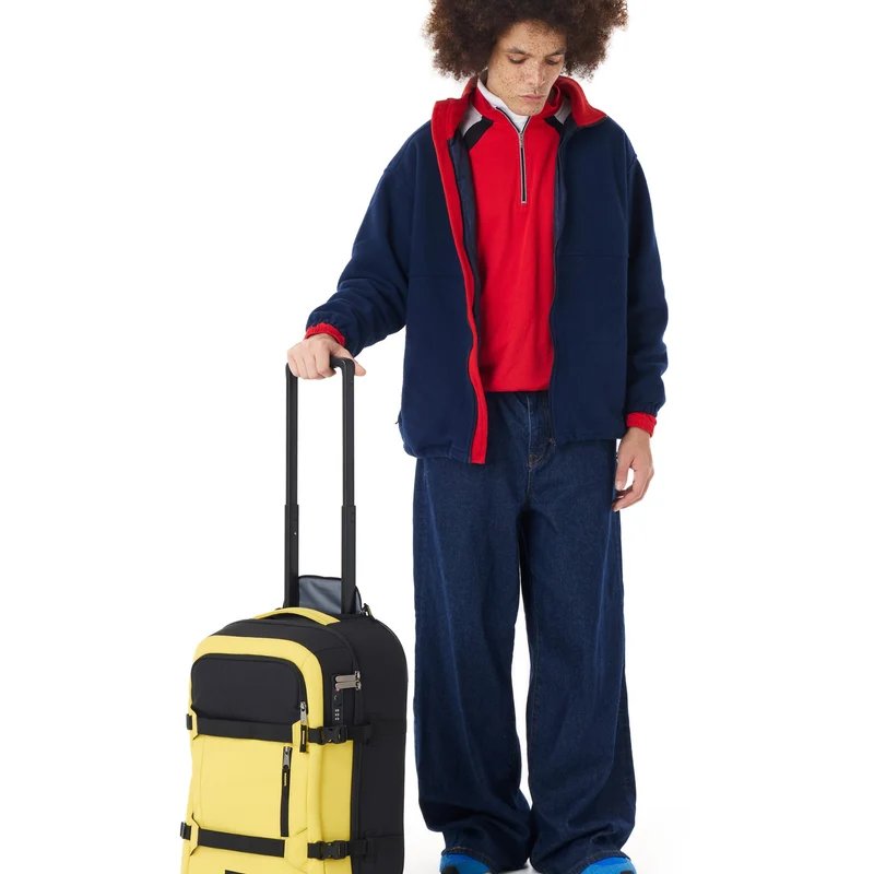 Eastpak Transit'r Pro - Bolsa de viaje con ruedas S 55 cm (yellow pro coated)