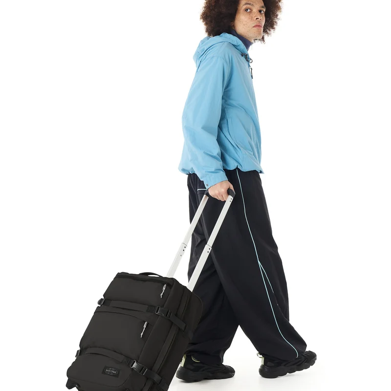Eastpak Transit'r Plus 42L - Bolsa de viaje con ruedas S 55 cm (tarp black)