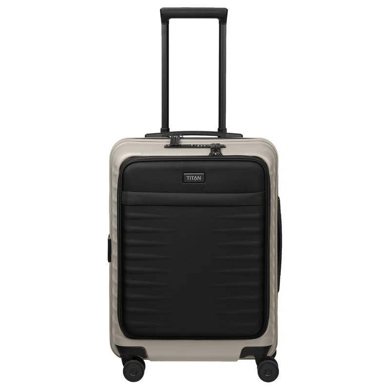 TITAN UPGRADE - Trolley de cabina con 4 ruedas S 55/23 cm mit Vortasche (moonstone grey)