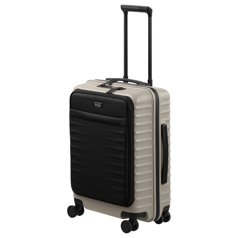 TITAN UPGRADE - Trolley de cabina con 4 ruedas S 55/23 cm mit Vortasche (moonstone grey)