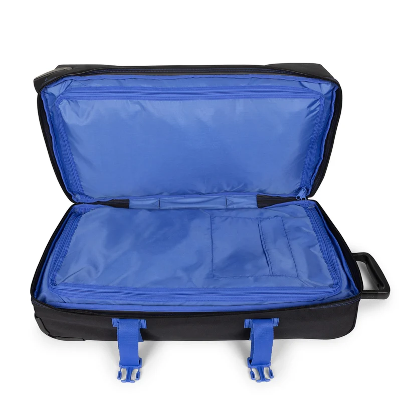 Eastpak Tranverz L 121 - Bolsa de viaje con ruedas 79 cm (kontrast black blue)