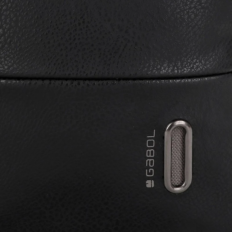 Bolso Bandolera Hombre Gabol Snap Negro - Tamaño Pequeño Compacto